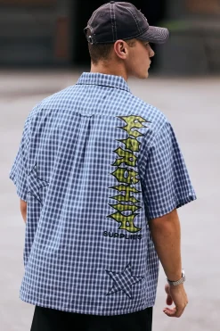 Dreamers Short Sleeve Shirt Blue
