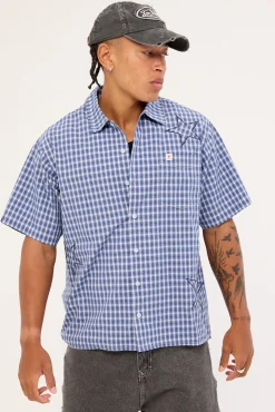 Dreamers Short Sleeve Shirt Blue