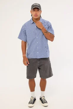 Dreamers Short Sleeve Shirt Blue
