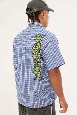 Dreamers Short Sleeve Shirt Blue