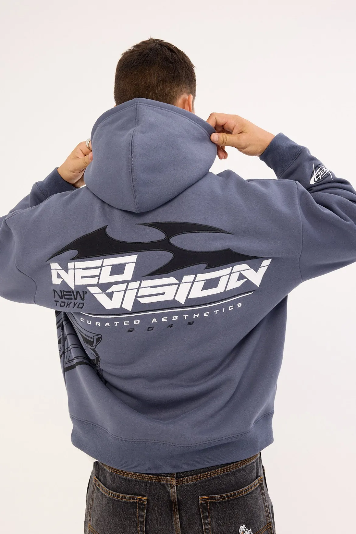 Drifter Street Hoodie Steel