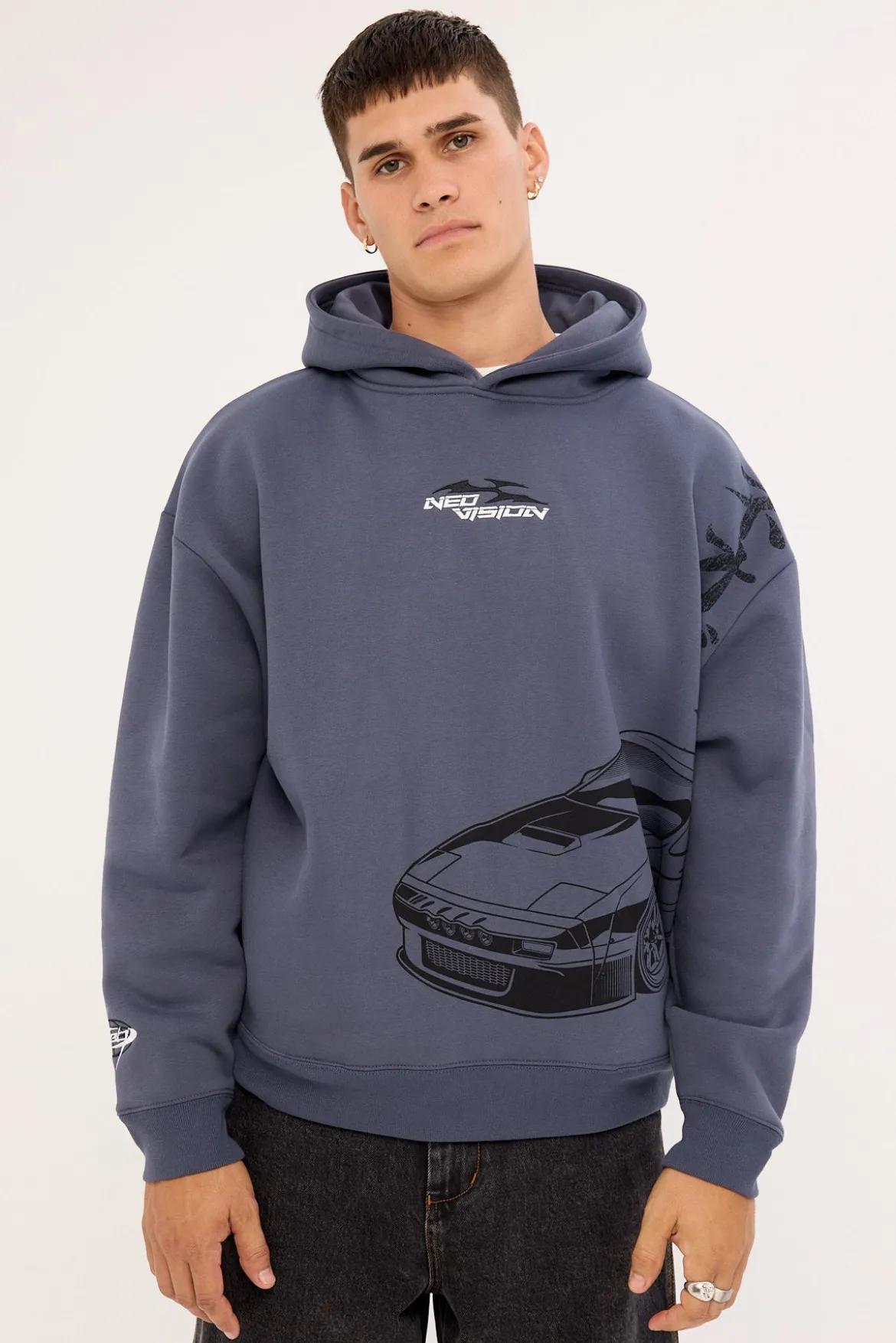 Drifter Street Hoodie Steel