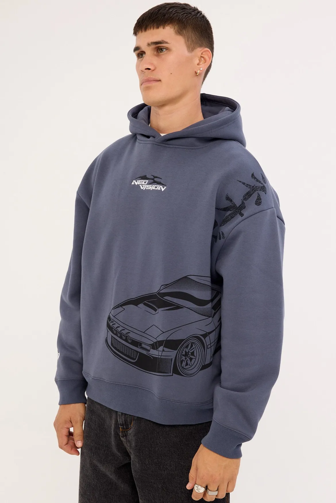 Drifter Street Hoodie Steel