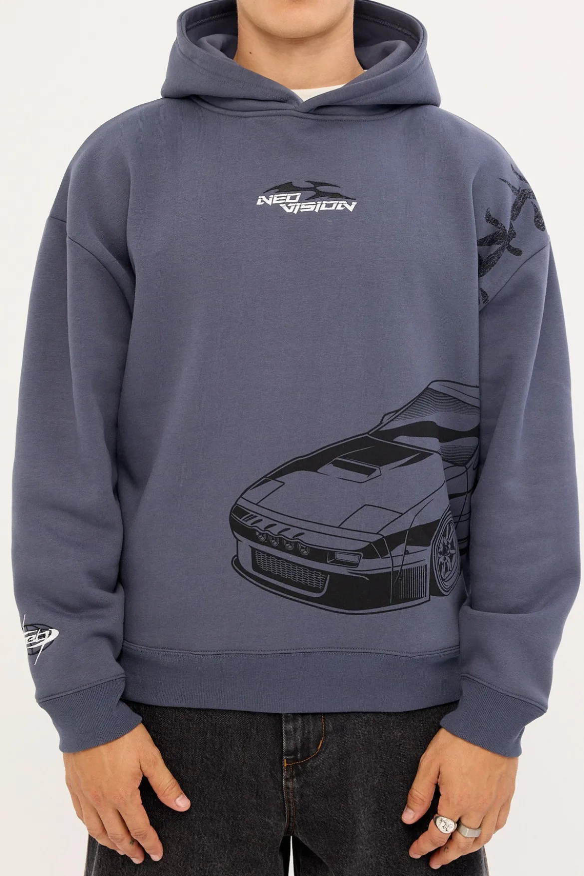 Drifter Street Hoodie Steel