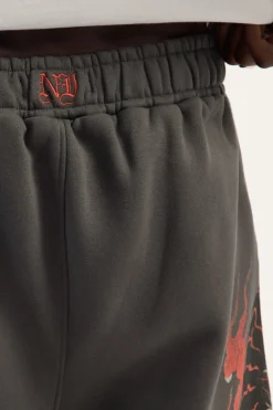 Duality Baggy Sweat Short Asphalt