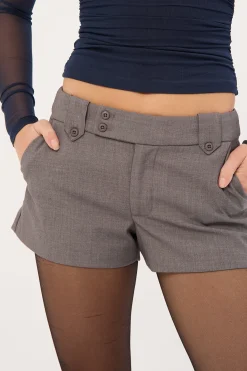 Duke Tailored Shorts Grey