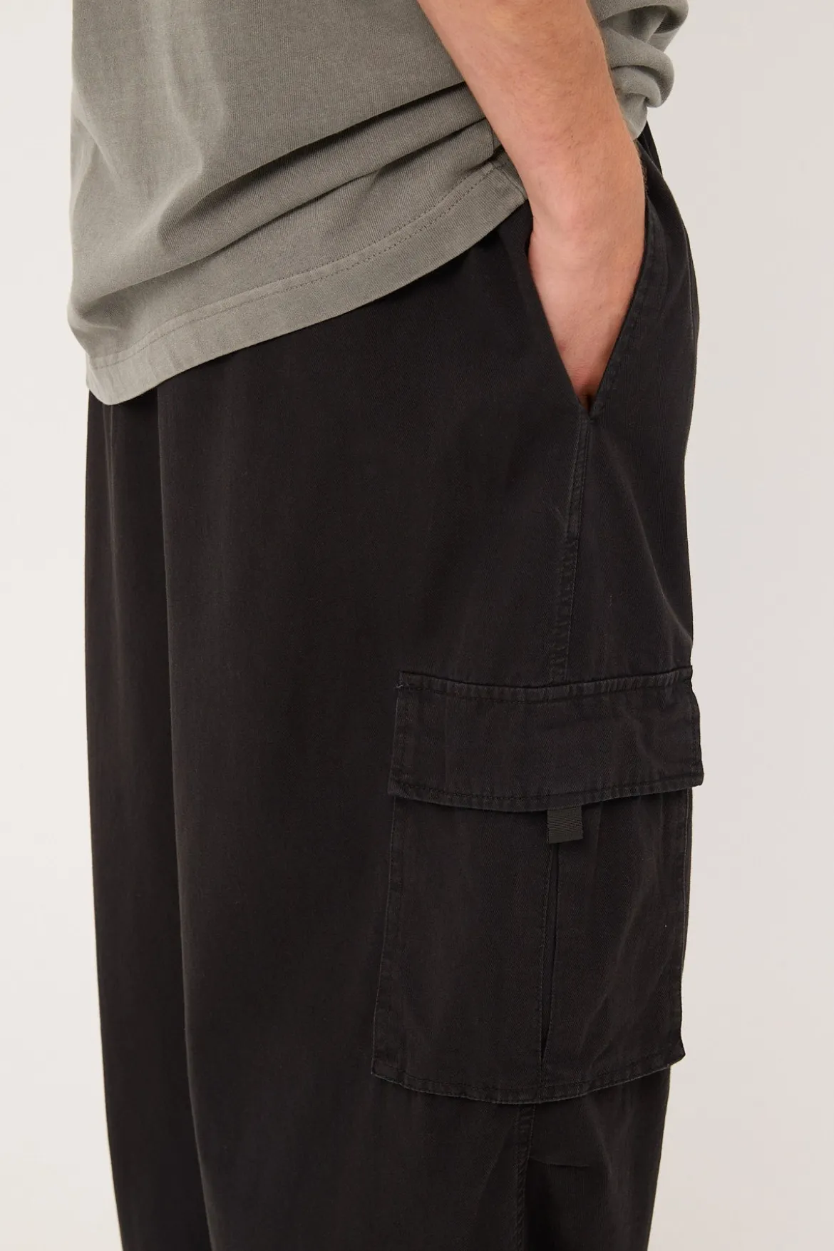 Dune Baggy Cargo Pant Washed Black