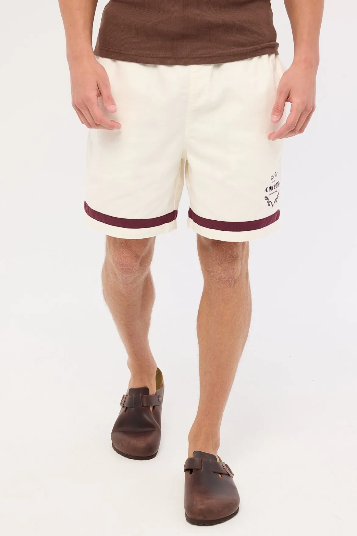 Dynasty Elastic Waist Short Ecru