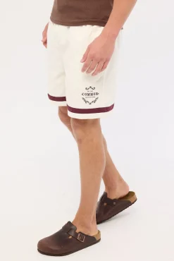 Dynasty Elastic Waist Short Ecru