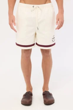 Dynasty Elastic Waist Short Ecru
