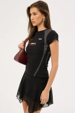 Echelon Baby Tee Black