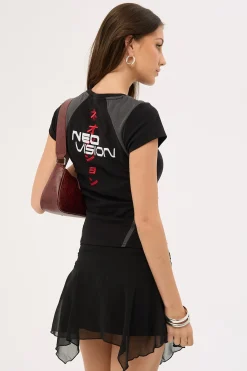 Echelon Baby Tee Black
