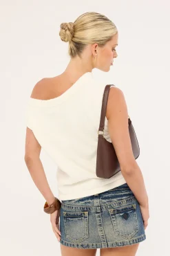 Ella Knit Top White