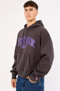 Ellis Varsity Hoody Washed Black