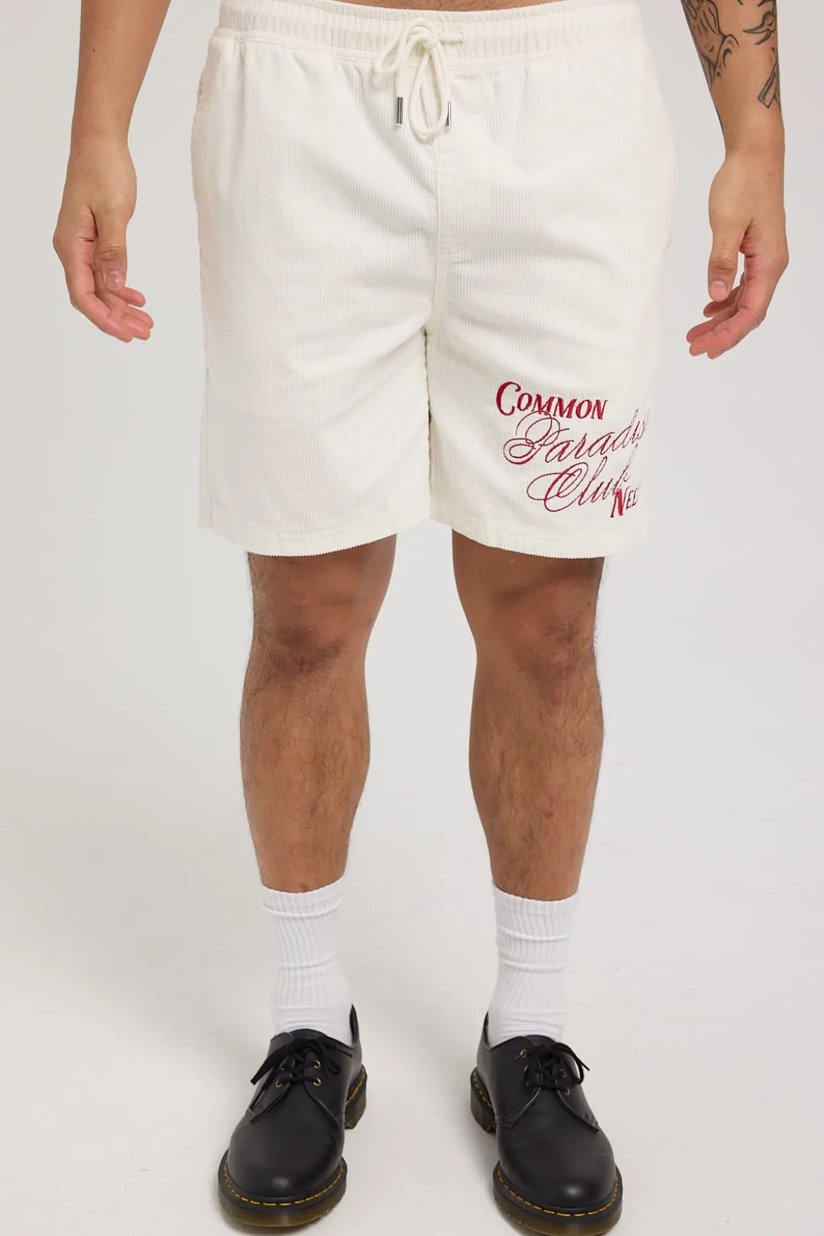 Elysian Organic Cord Short Ecru