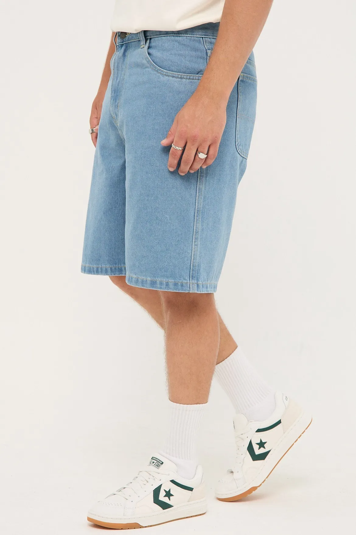 EMB Denim Standard Short Mid Blue