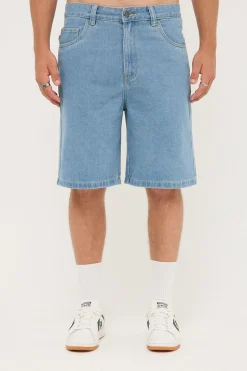 EMB Denim Standard Short Mid Blue