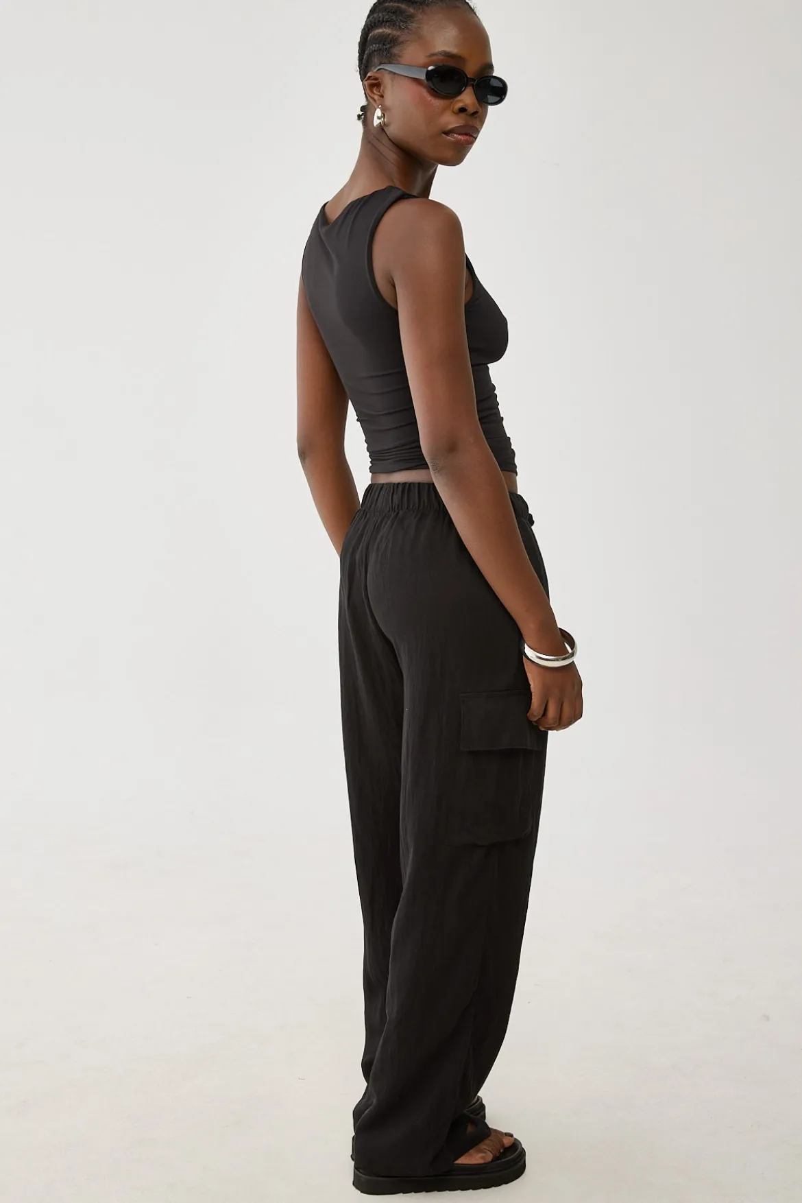 Ember Cargo Pocket Pant Black