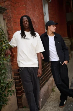 Emboss Heavyweight Slub Easy Tee Off White