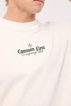 Emboss Heavyweight Slub Easy Tee Off White