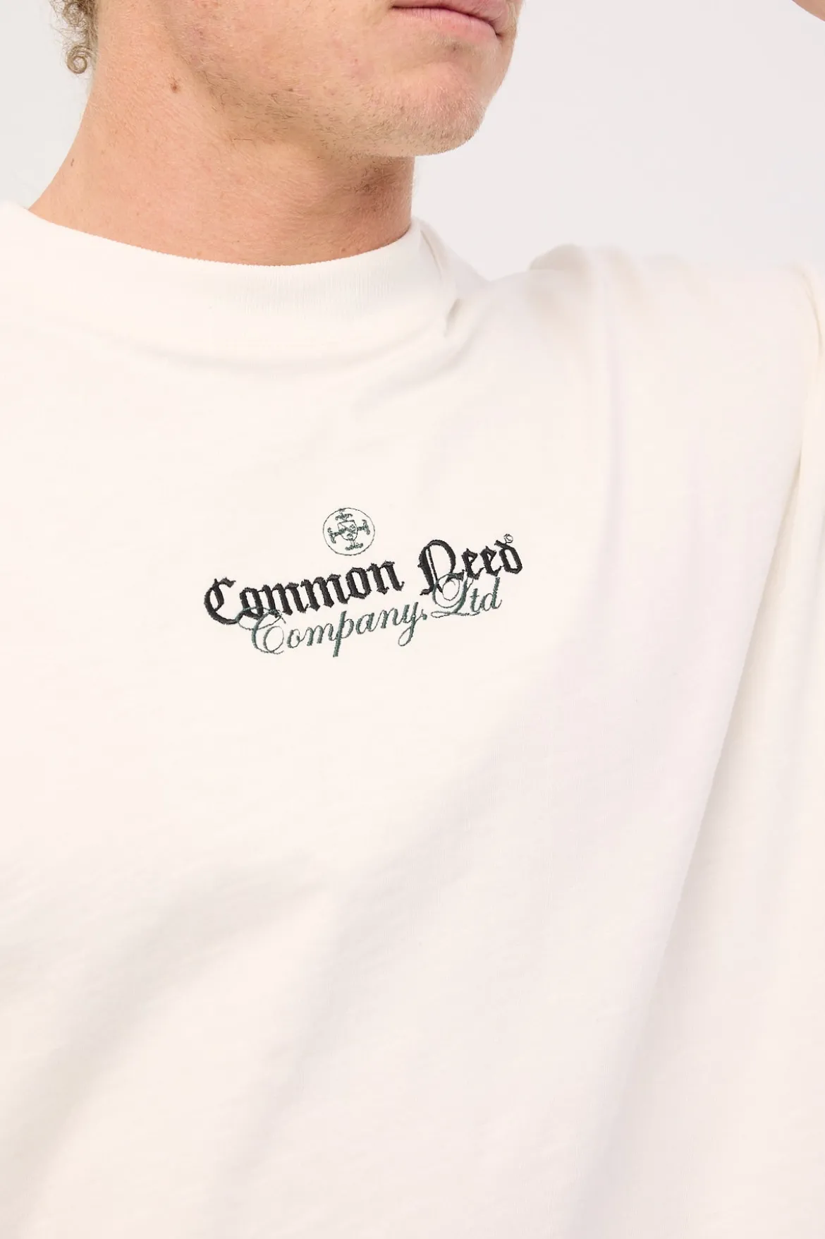 Emboss Heavyweight Slub Easy Tee Off White
