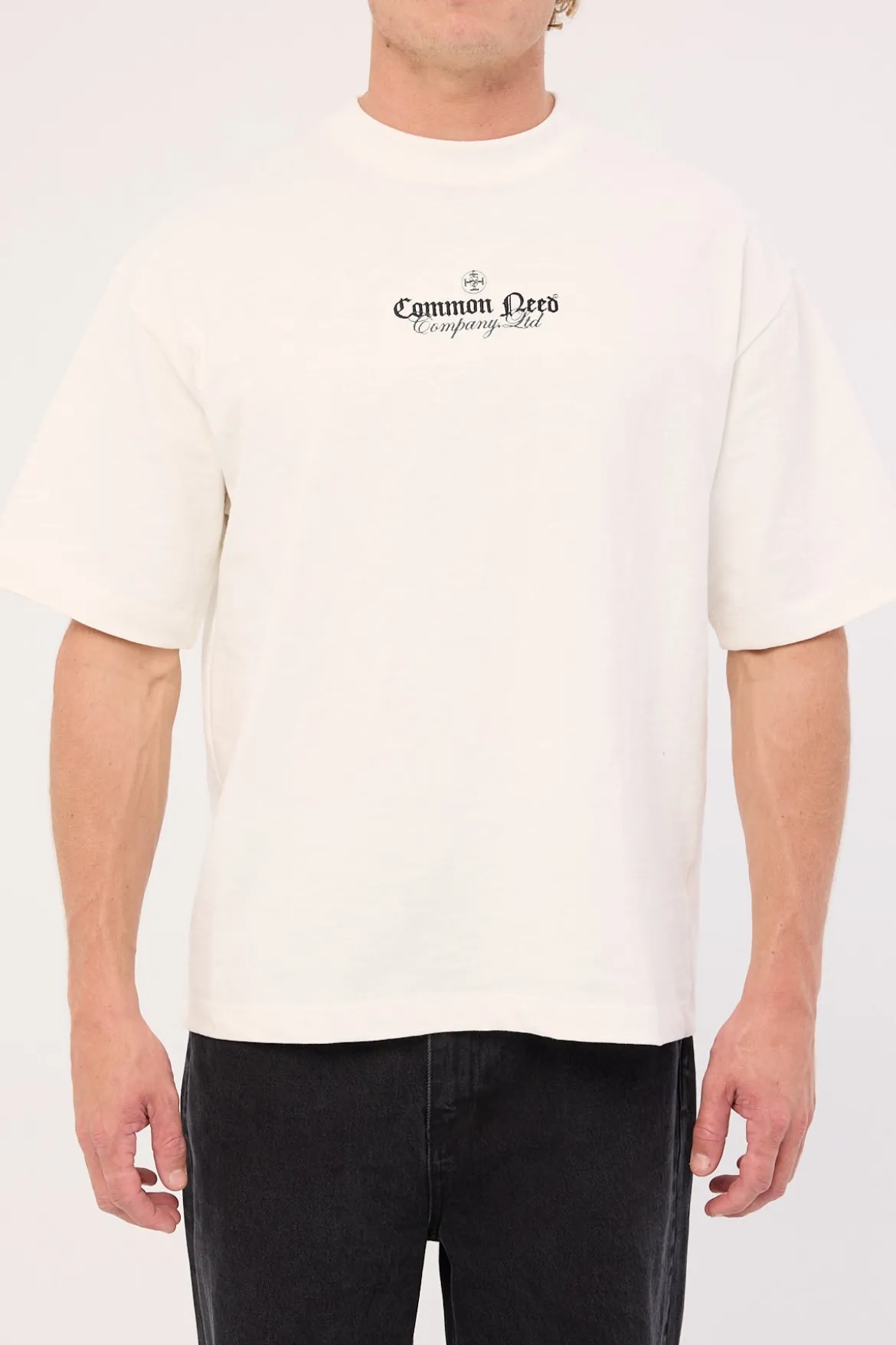 Emboss Heavyweight Slub Easy Tee Off White