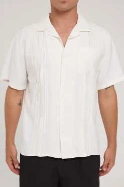 Emerson Bowler Resort Shirt White