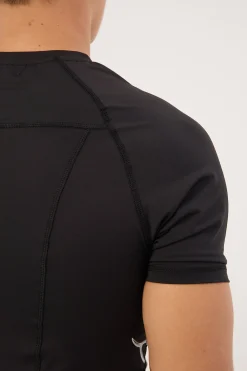 Encryption Slim Compression Tee Black