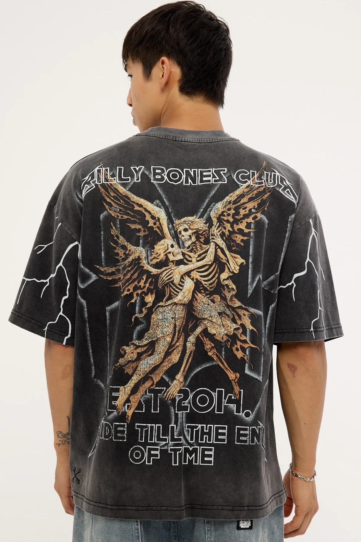 End Of Time Tour Tee Washed Black
