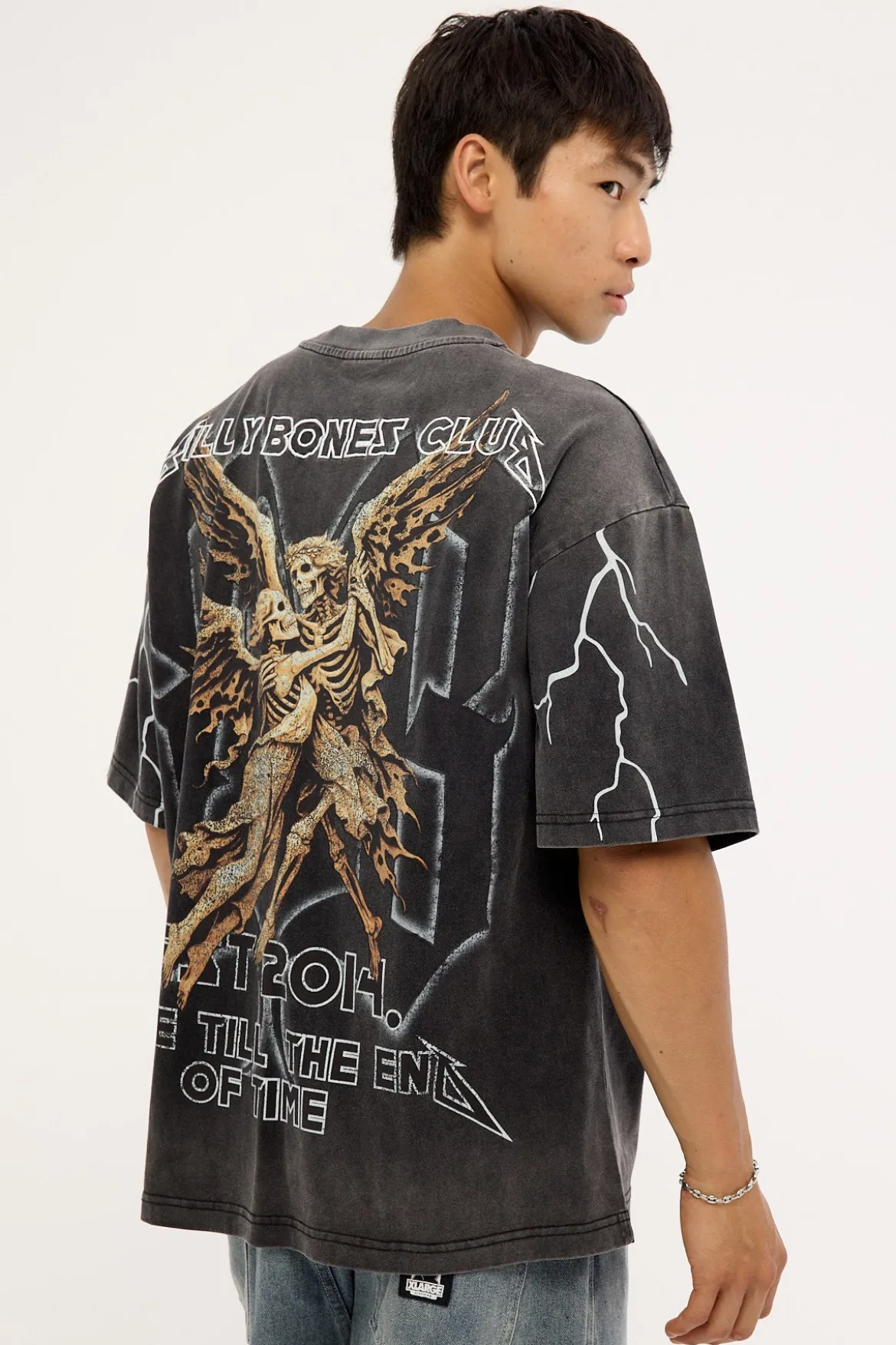 End Of Time Tour Tee Washed Black
