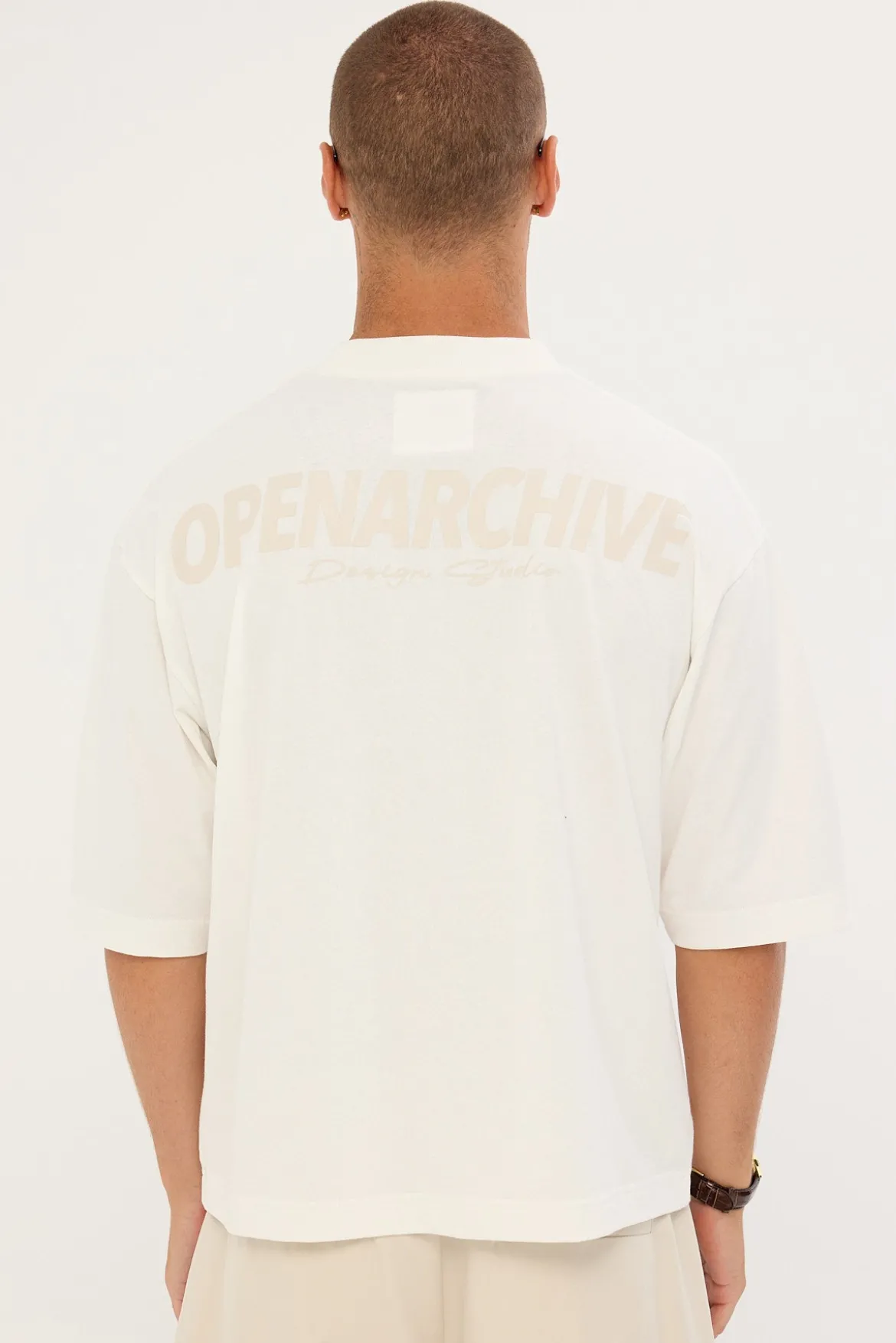 Enduro Organic Cropped Street Tee Off White