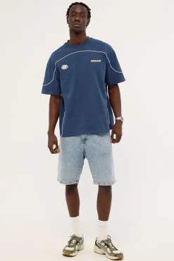 Engage Global Piping Tee Navy