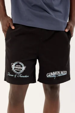 Enroll Elastic Waist Short Black