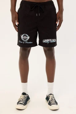 Enroll Elastic Waist Short Black