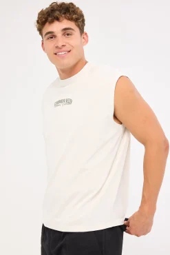 Enroll Muscle Tank Washed Grey Fog