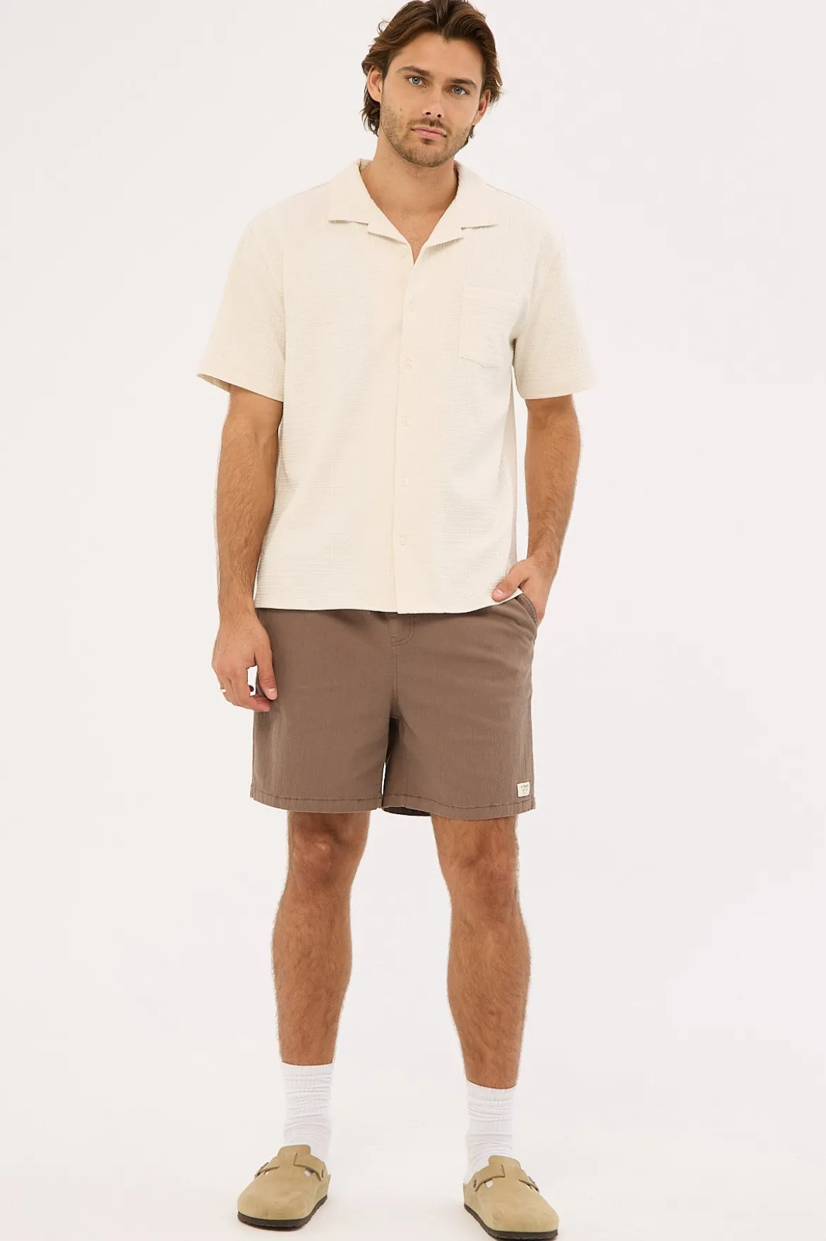 Essential Short Dusty Brown