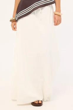 Estelle Maxi Skirt White