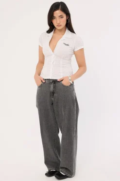 Eternal Sloucher Jean Raged Grey Black