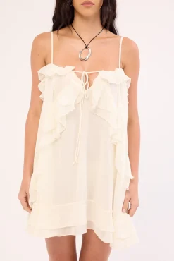 Ethereal Mini Dress Pearl