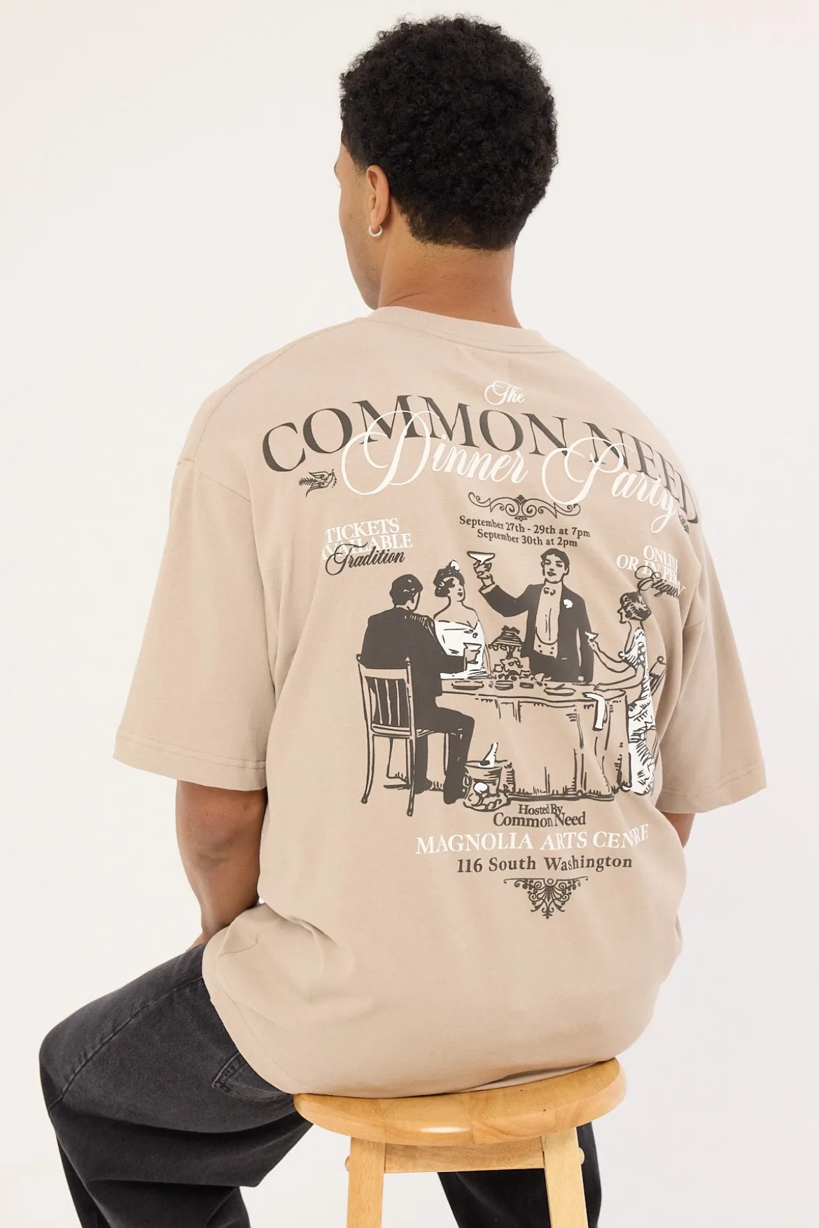 Etiquette Heavyweight Boxy Tee Granite
