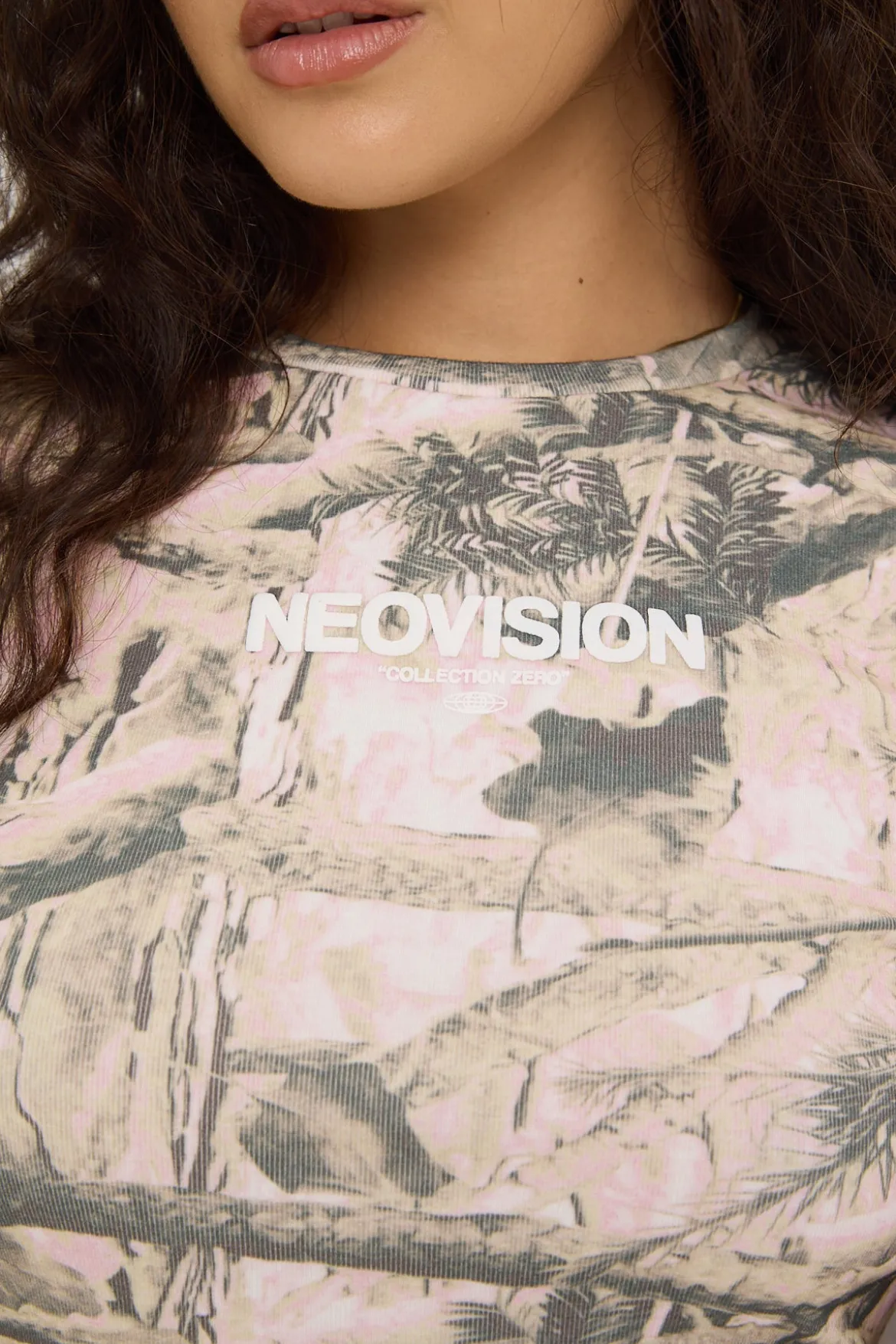 Exhibit Baby Tee Pink Camo