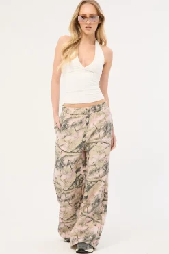 Exhibit Straight Leg Sweatpant Pink Camo