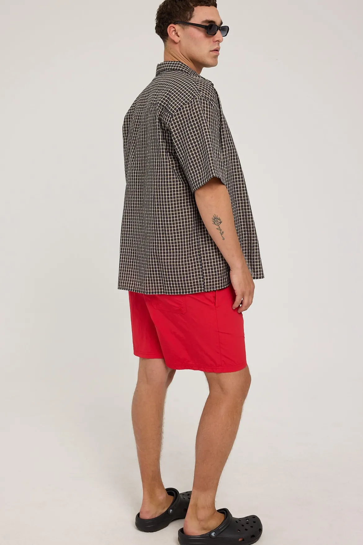 Exhibit Swim Short Red