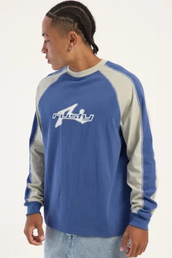Fade-R Long Sleeve Tee Atlantic Blue Atlantic Blue