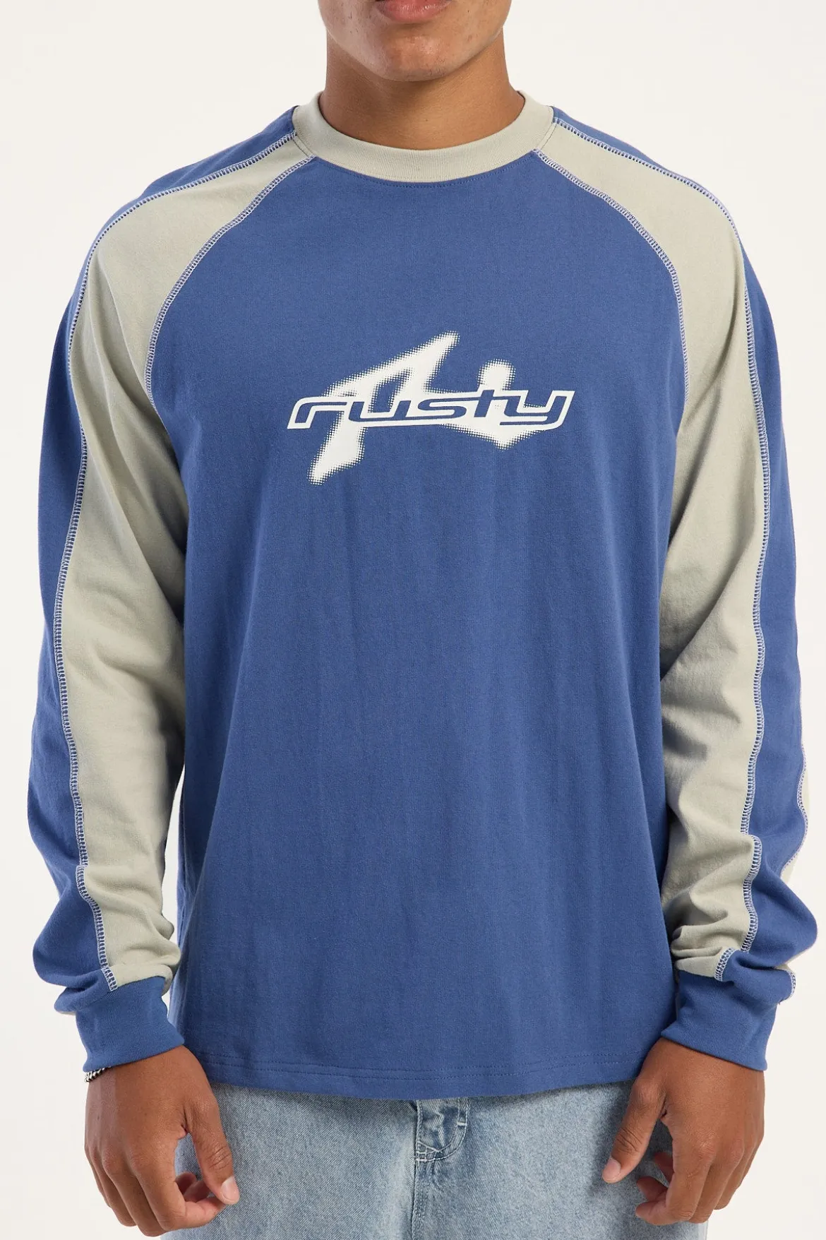 Fade-R Long Sleeve Tee Atlantic Blue Atlantic Blue