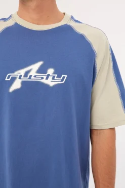 Fade-R Short Sleeve Tee Atlantic Blue