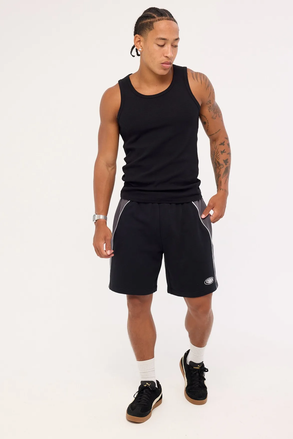 Fastlane Sweat Short Black