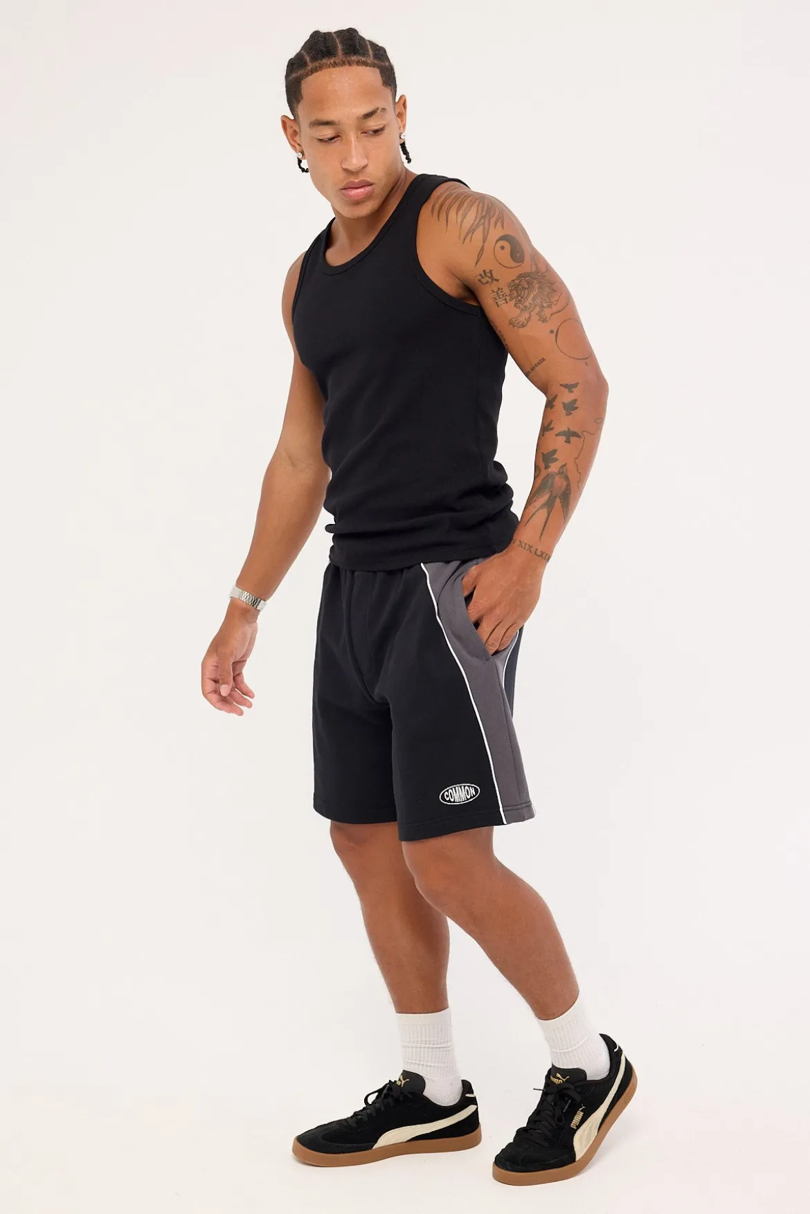Fastlane Sweat Short Black