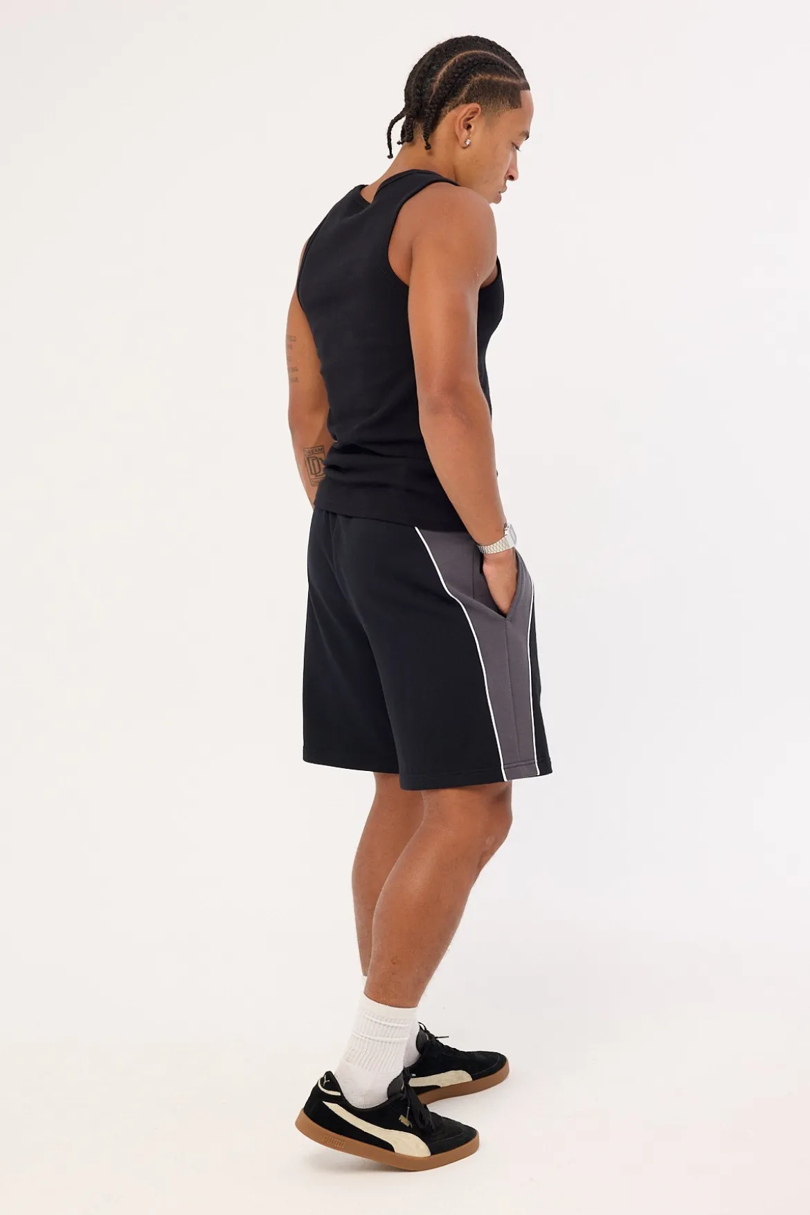 Fastlane Sweat Short Black