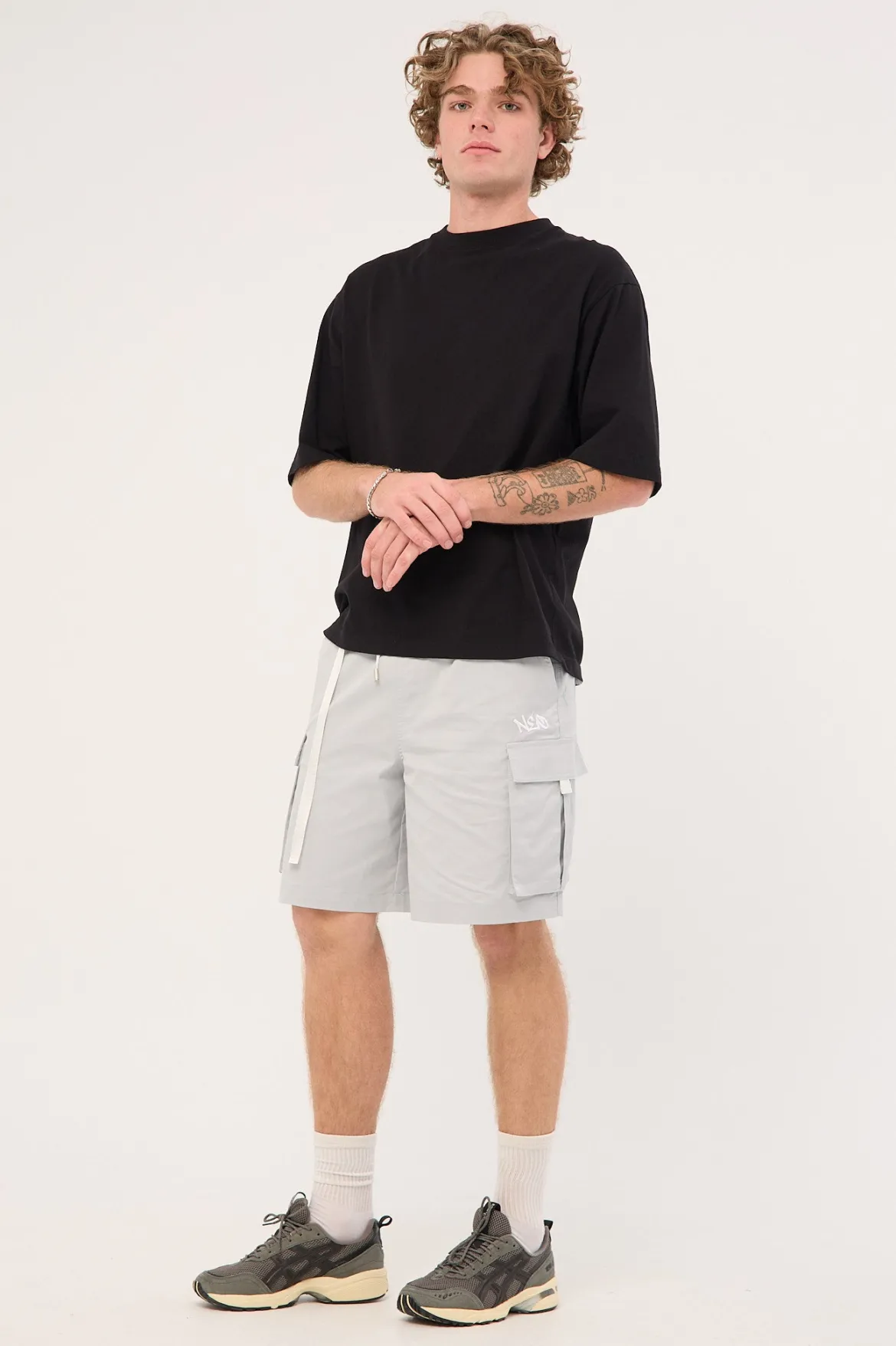 Fatal Organic Cargo Short Grey